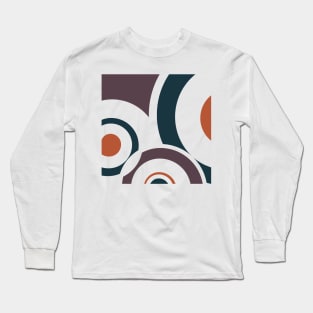 Retro art 90s geometric Long Sleeve T-Shirt